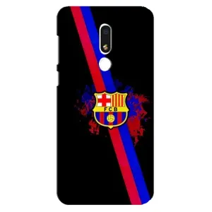 Чехол для Meizu M8 Lite (Барселона) (Лого Барсы)