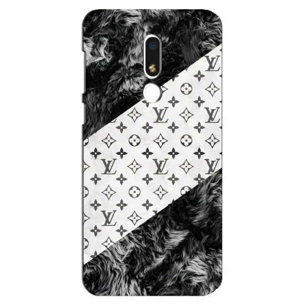 Чехол с рисунком «LV на белом» для Meizu M8 Lite