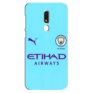 Силиконовые Чехлы принт Футбол на Meizu M8 Lite (Man City)