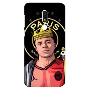 Чехол (TPU) с Футболистом на Meizu M8 Lite (Mbappe King)