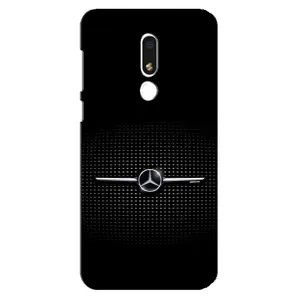 Силиконовый бампер с картинкой машины на Meizu M8 Lite (Mercedes)