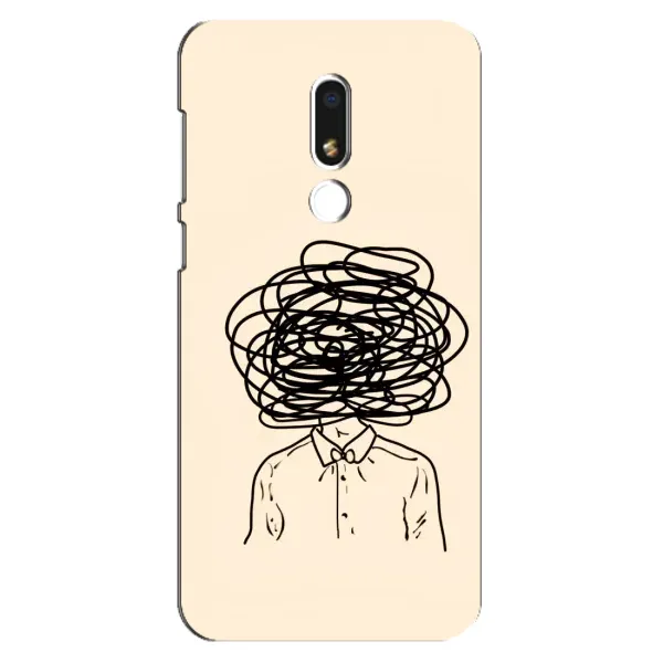 Чехол с рисунком «Мысли» для Meizu M8 Lite