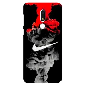 Силіконовый Чохол на Meizu M8 Lite з картинкою НАЙК (Nike дим)