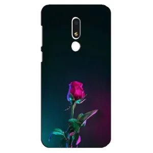 Чохли з принтом Троянд для Meizu M8 Lite (Нічна троянда)