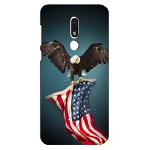 Чохол Прапор USA для Meizu M8 Lite (Орел і прапор)