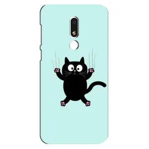 Силиконовый чехол с котиком для Meizu M8 Lite