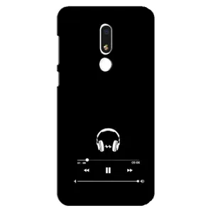 Чохол з картинками на чорному фоні для Meizu M8 Lite (Плеєр)