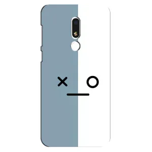 Чехол с рисунком «Серо-белый» для Meizu M8 Lite