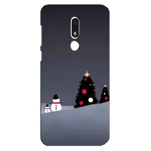 Чохли на Новий Рік Meizu M8 Lite (Сніговички)