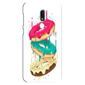 Чехол с изображением вкусной еды для Meizu M8 Lite (Сочные пончики)