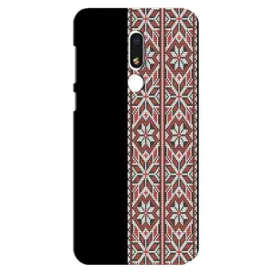Силиконовый Чехол на Meizu M8 Lite с картинкой Вышиванки (Стильная вишиванка)