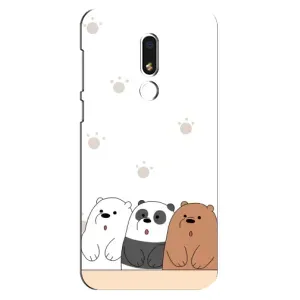 Чохли з зображенням різних тварин на Meizu M8 Lite (Здивовані ведмедики)