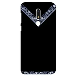 Силиконовый Чехол на Meizu M8 Lite (Воротник вышиванки)
