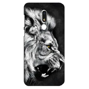Чохол з картинкою на Meizu M8 Lite (Злий Лев)