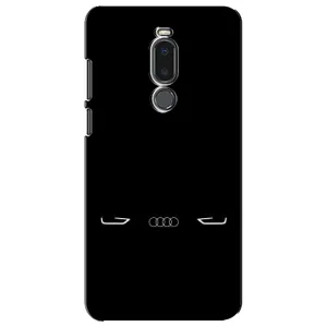 Силиконовый бампер с картинкой машины на Meizu Note 8 (Силует Audi)