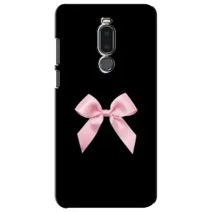 Чехол банты для Meizu Note 8 (Бант на черном)