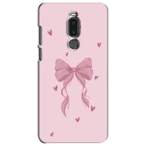 Чехол банты для Meizu Note 8 (Бант на розовом)