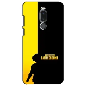 Чехол (TPU) с картинкой "Лого Пабг" на Мейзу Нот 8 (Battlegrounds)