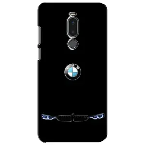 Силиконовый бампер с картинкой машины на Meizu Note 8 (Черный BMW)