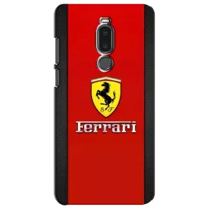 Силиконовый бампер с картинкой машины на Meizu Note 8 (Ferrari Logo)