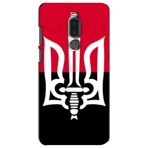 Чехлы УПА (Красно-Чёрный) на Meizu Note 8 (Герб Украины)