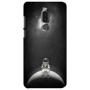 Силиконовый Чехол с принтом "Космонавты" на Meizu Note 8 (Космонавт романтик)