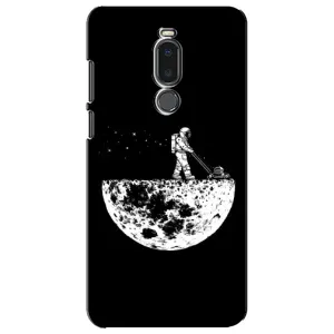 Силиконовый Чехол с принтом "Космонавты" на Meizu Note 8 (Космонавт)
