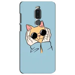 Бампер с изображением Котиков для Мейзу Нот 8 (КОТИК в очках)