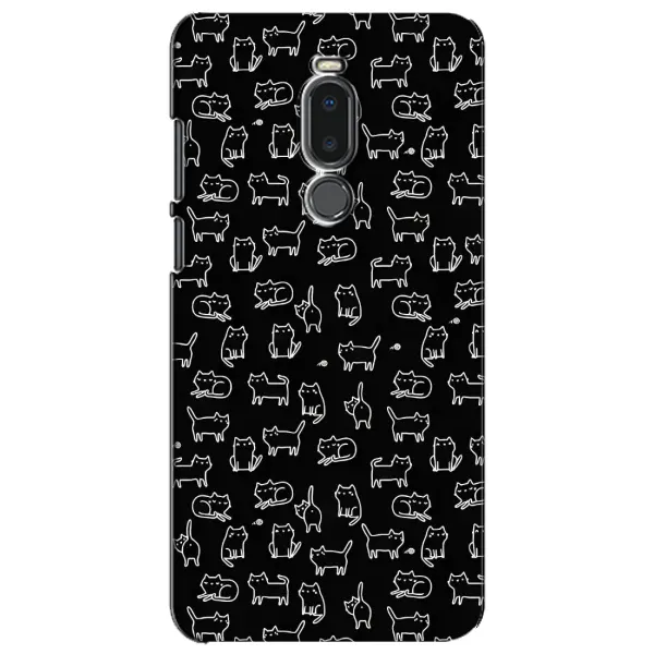 Чехол с рисунком «Котики на черном» для Meizu Note 8 Чехол с рисунком «Котики на черном» для Meizu Note 8