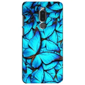 Силиконовый бампер с картинкой животных для Meizu Note 8 (Крылья бабочек)
