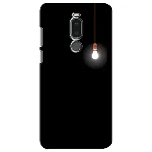 Чохол з картинками на чорному фоні для Meizu Note 8 (Лампочка)