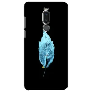 Чохол з картинками на чорному фоні для Meizu Note 8 (Листя)