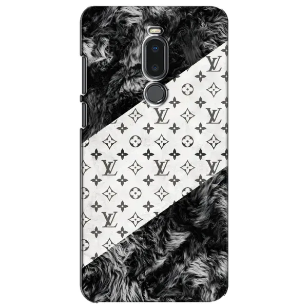 Чехол с рисунком «LV на белом» для Meizu Note 8