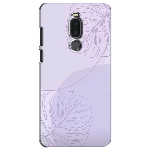 Чехол с рисунком «Монстера фиолетовая» для Meizu Note 8