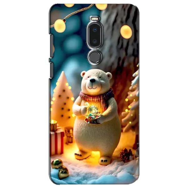 Чехол с рисунком «Новогодний ведмеженок» для Meizu Note 8