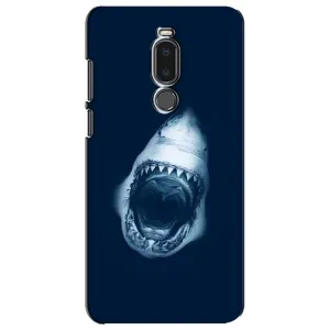 Силиконовый бампер с картинкой животных для Meizu Note 8 (Пасть Акулы)