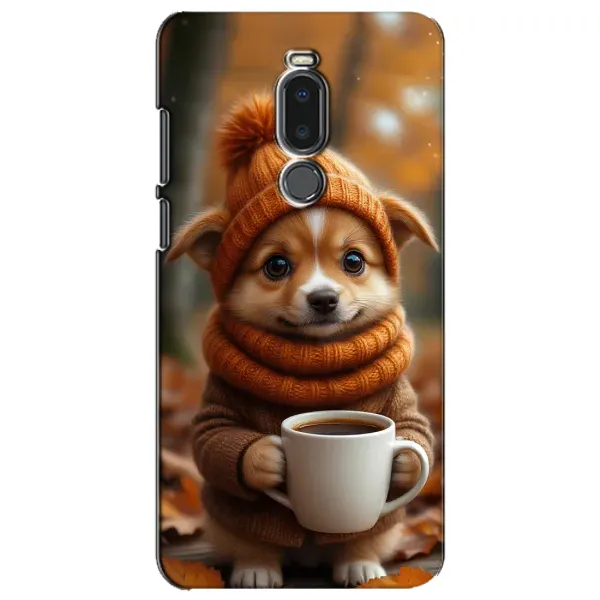Чехол с рисунком «Собачка с кофе» для Meizu Note 8 Чехол с рисунком «Собачка с кофе» для Meizu Note 8