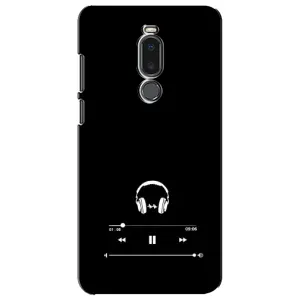 Чохол з картинками на чорному фоні для Meizu Note 8 (Плеєр)