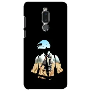 Силиконовый чехол с картинкой "Герой Pubg" на Meizu Note 8 (Пубг мен)