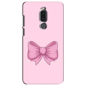 Чехол банты для Meizu Note 8 (Розовый бантик)