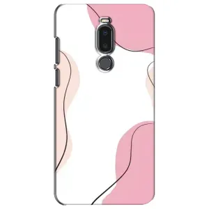 Чехол цветочный дизайн для Meizu Note 8 (Розовый фон)