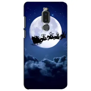 Чохол Санта Клаус для Meizu Note 8 (Санта - місяць)