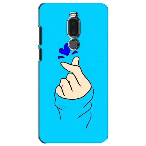 Чехол с рисунком «Сердце на синем» для Meizu Note 8 Чехол с рисунком «Сердце на синем» для Meizu Note 8