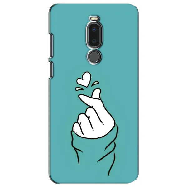 Чехол с рисунком «Сердечко на бирюзовом» для Meizu Note 8 Чехол с рисунком «Сердечко на бирюзовом» для Meizu Note 8