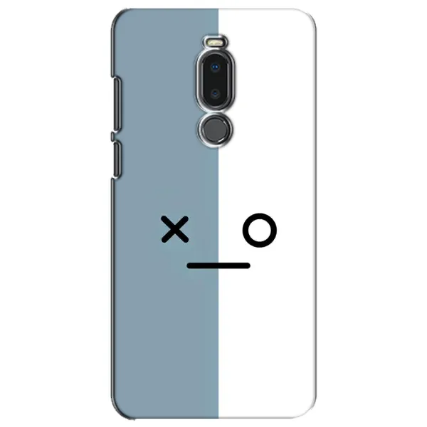 Чехол с рисунком «Серо-белый» для Meizu Note 8