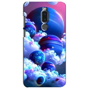 Чехлы КОСМОС для Meizu Note 8 (Синие планеты)