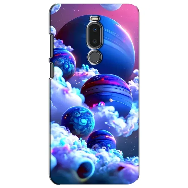Чехол с рисунком «Синие планеты» для Meizu Note 8 Чехол с рисунком «Синие планеты» для Meizu Note 8