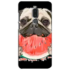 Чехол (ТПУ) Милые собачки для Meizu Note 8 (Смешной Мопс)