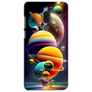 Чехол (ТПУ) с планетами на Meizu Note 8 (Солнечна система)