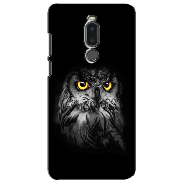 Чехол с рисунком «Сова на чёрном» для Meizu Note 8 Чехол с рисунком «Сова на чёрном» для Meizu Note 8